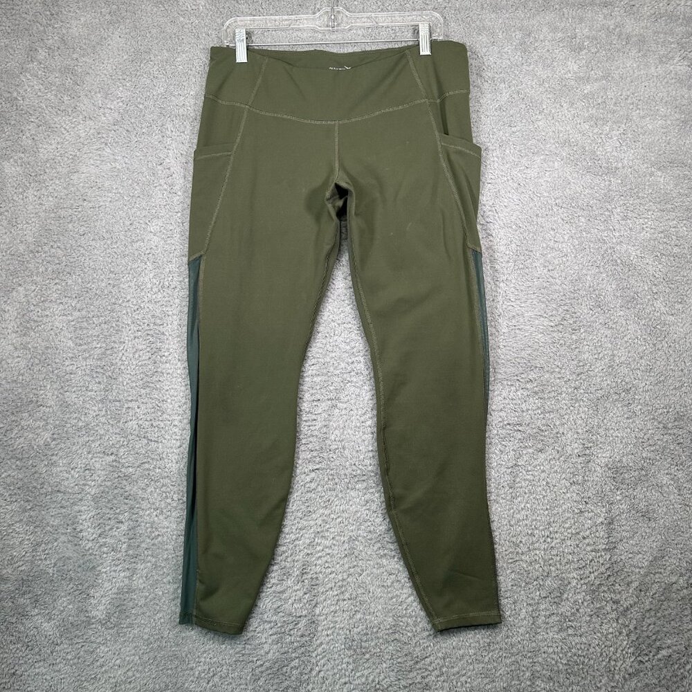 Old Navy‎ Olive Green Leggings Plus Size 1X Workout Gym